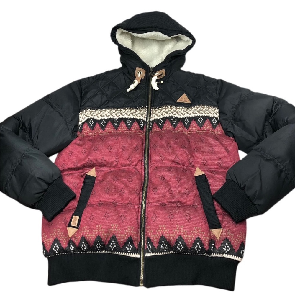 Rock Revival Unisex Sherpa Quilted Puffer Jacket Size M